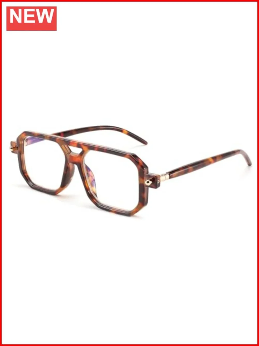 Vintage Square Blue Light Blocking Reading Glasses for Women Men Plastic Resin